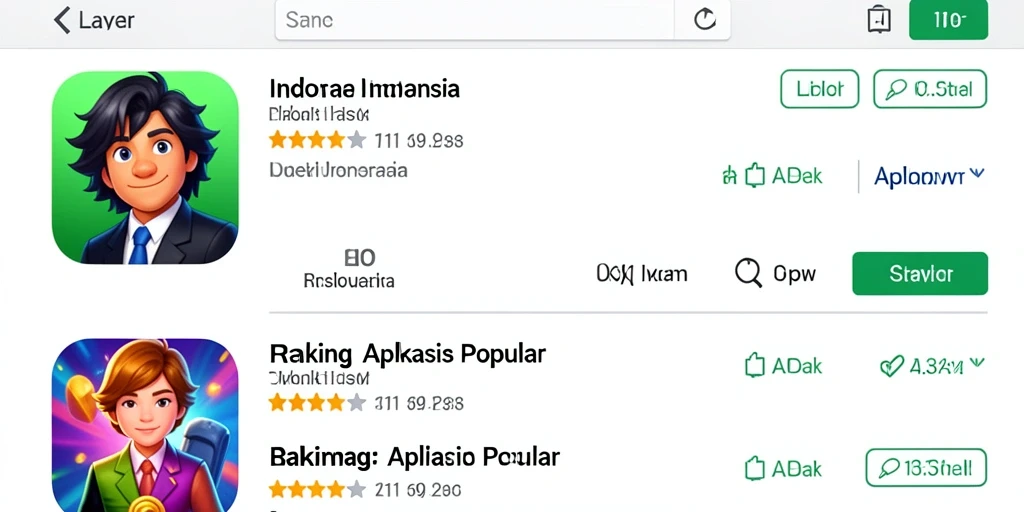 Tampilan antarmuka yang user-friendly.
