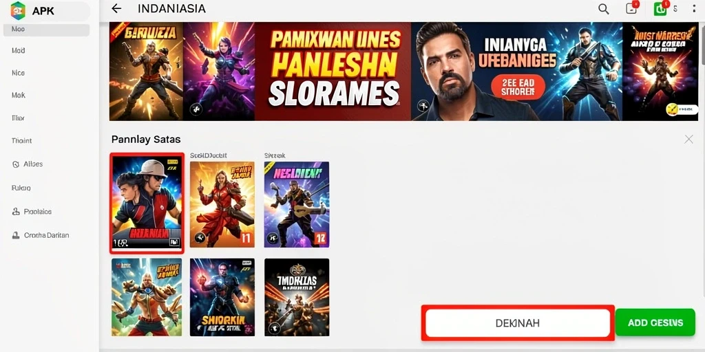 Tampilan antarmuka yang user-friendly.