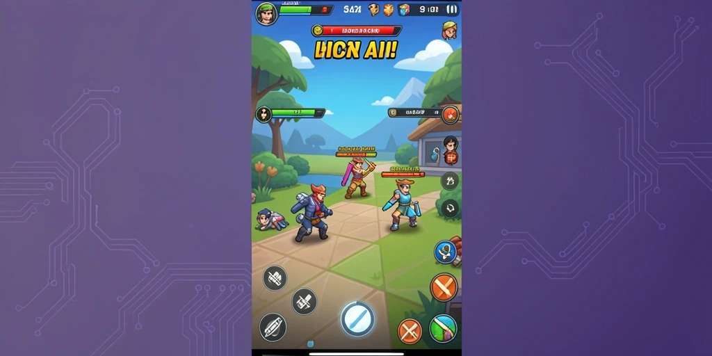 Tangkapan layar dari level pertama dengan grafis menakjubkan.