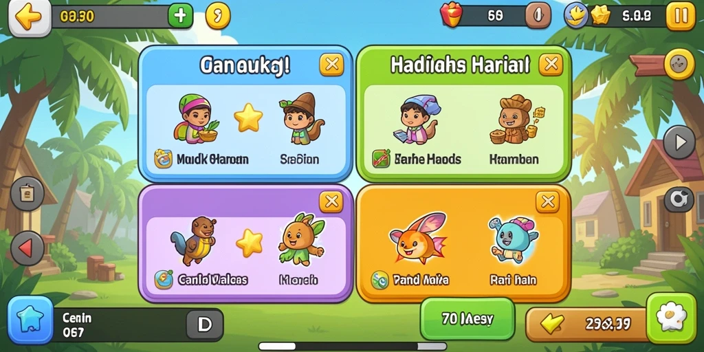 Tampilan antarmuka yang menarik dan user-friendly.