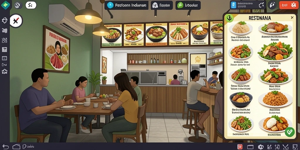 Antarmuka utama LKOPEN yang menarik dan intuitif.