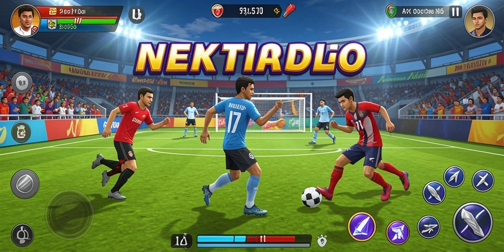 Screenshot menunjukkan karakter utama dalam aksi.