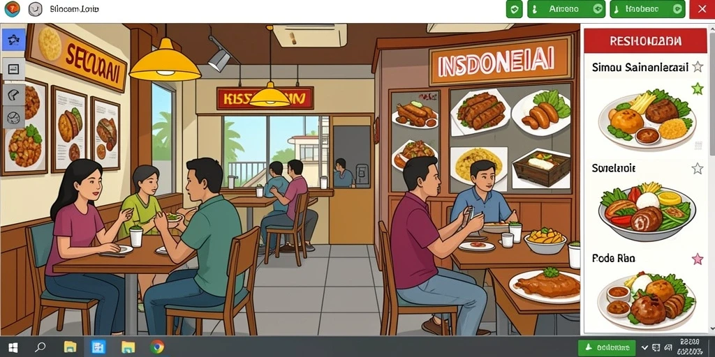 Tampilan antarmuka yang menawan dan mudah dinavigasi.