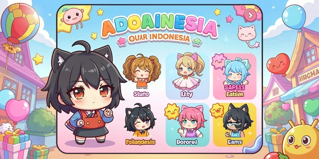 Tampilan menu utama yang menarik dan user-friendly.